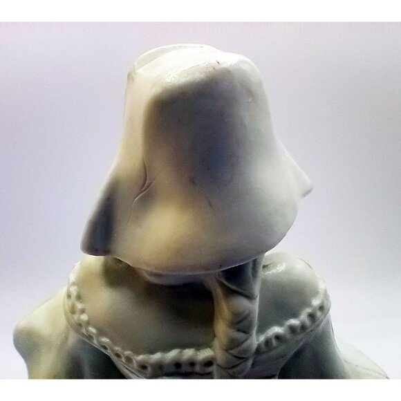 Avon Dutch Woman Figurine Holding Flowers Somewhere Cologne Bottle Vintage 7 In - Picture 10 of 14